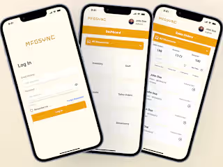 Business Management Dashboard App UI Design