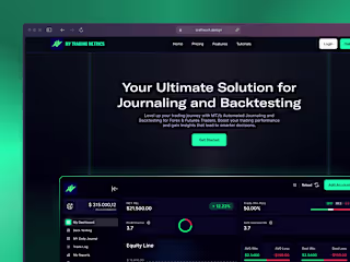 Dark-Mode Website Design for Traders