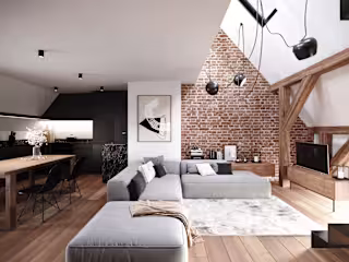 Interior Design for an attic space