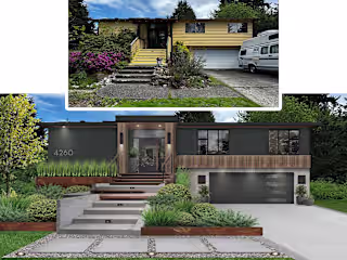 Exterior design makeover
