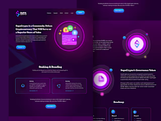 Crypto Landing Page Design :: Behance