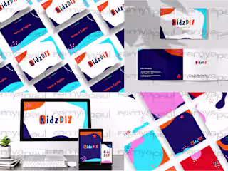 Brand identity for KIDZDIY