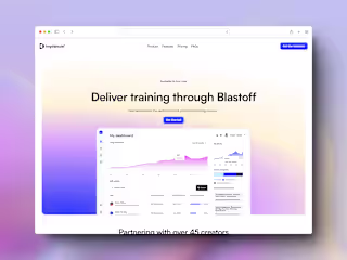 Blastoff - Framer Landing Page Template