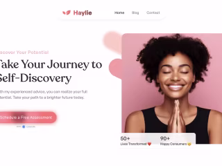 Wellness App — Framer Website