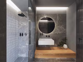 BH Bathroom - Interior Design Conceptualization & Rendering