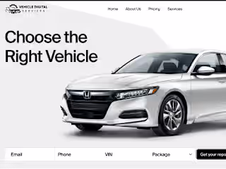 Vehicle Services Framer Template