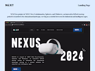 Nexus EdTech Platform Landing Page and Payment Form