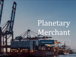 Website for Export - import business (Planetary Merchant)