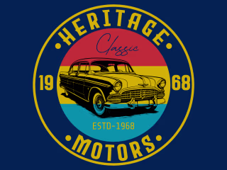 Vintage badge logo