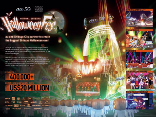 KDDI Shibuya Virtual Halloween