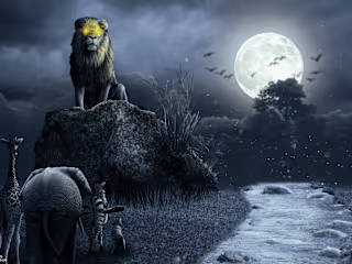 Lion poster