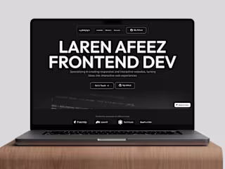 Website Portfolio - Figma To Framer Development