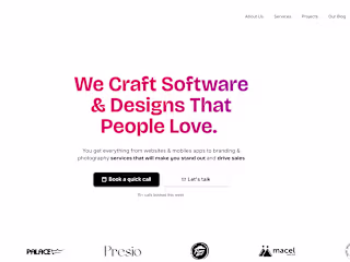Vapourware Studios Agency Website