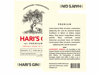 Gin Label