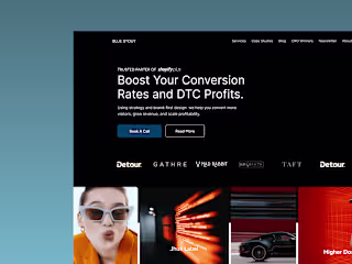 Bluestout Website Redesign