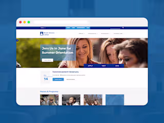 Mount Aloysius College Website Redesign