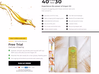 Landing Page Develop In Replo For Essence Of Argan