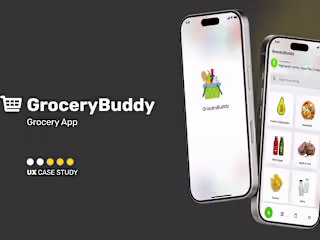 GroceryBuddy - Website Design 