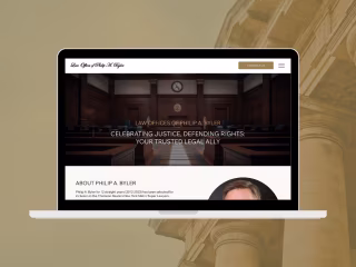 Law Firm Website Built with WIX Studio