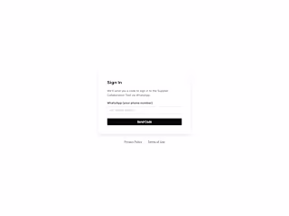 Supplier Collaboration Tool for famous Fashion brand