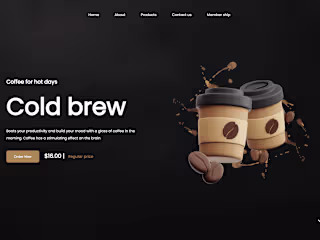Coffee shop project 