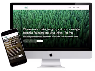 Webflow Design for series.green