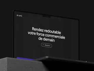 Webflow development for Ignify landing page