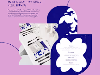 MENU DESIGN – THE SUPPER CLUB ANTWERP :: Behance