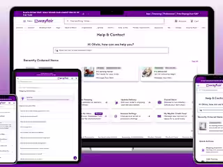 Wayfair • Help & Contact: A one-stop support hub
