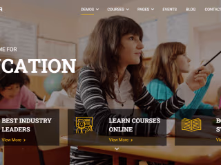 Wordpress website for my client its related to education(collage