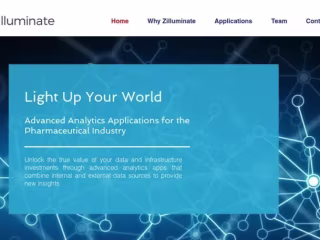 A Website for a Pharmaceutical Analytics Company