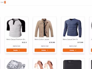 Ecommerce application in Next.js