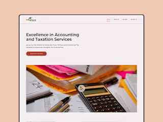 Bokhabane Tax Group Website Design (WordPress + Elementor)