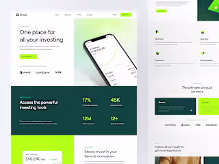 Investment - Landing Page