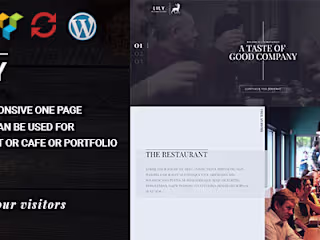 Lily | One Page Restaurant WordPress Theme