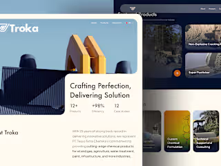Website Design for Chemical Industry