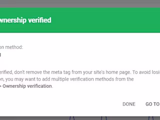 Shopify google ownership verification