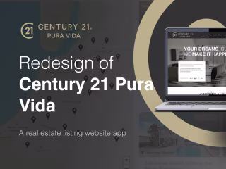 Premium Real Estate Website Design of Century 21 Pura Vida