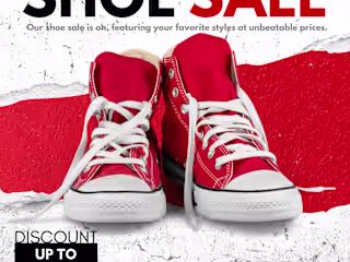 Shoe Sale Post Design