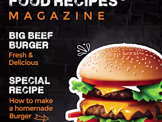 Food Magazine Cover Design