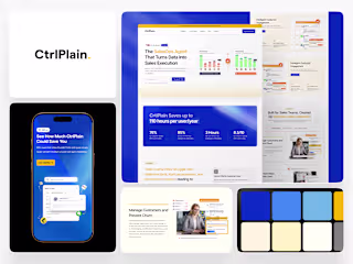 Sales AI Agent [B2B] | Web Dev + UI Design+ Illustration