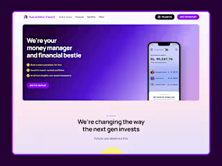 Website development for an investing startup for beginners