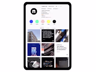 Social Media Design for Berlin Graphic Design Studio