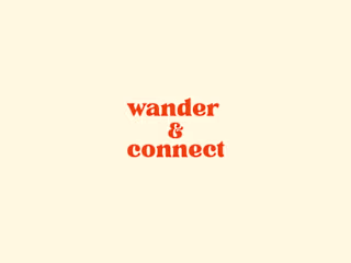 Social Media Strategy for Wander & Connect
