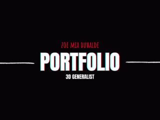 3D PORTFOLIO on Behance
