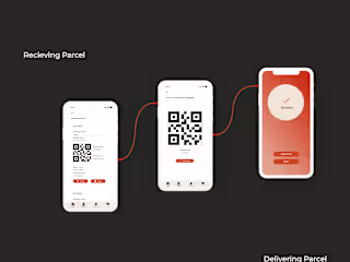 Thumela Courier App | UI/UX Design Concept 