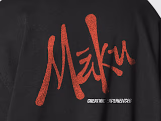 Brand Identity + Merch Design for Concert Planning Agency [Maku]