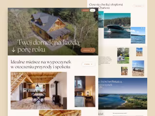 Cozy cabin rentals - Web Design - Made in Webflow