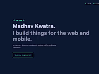 Portfolio Website