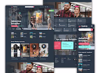 HadsUp Website and App Design